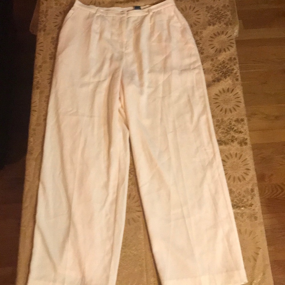 Cream colored size 14 Norton McNaughton pants